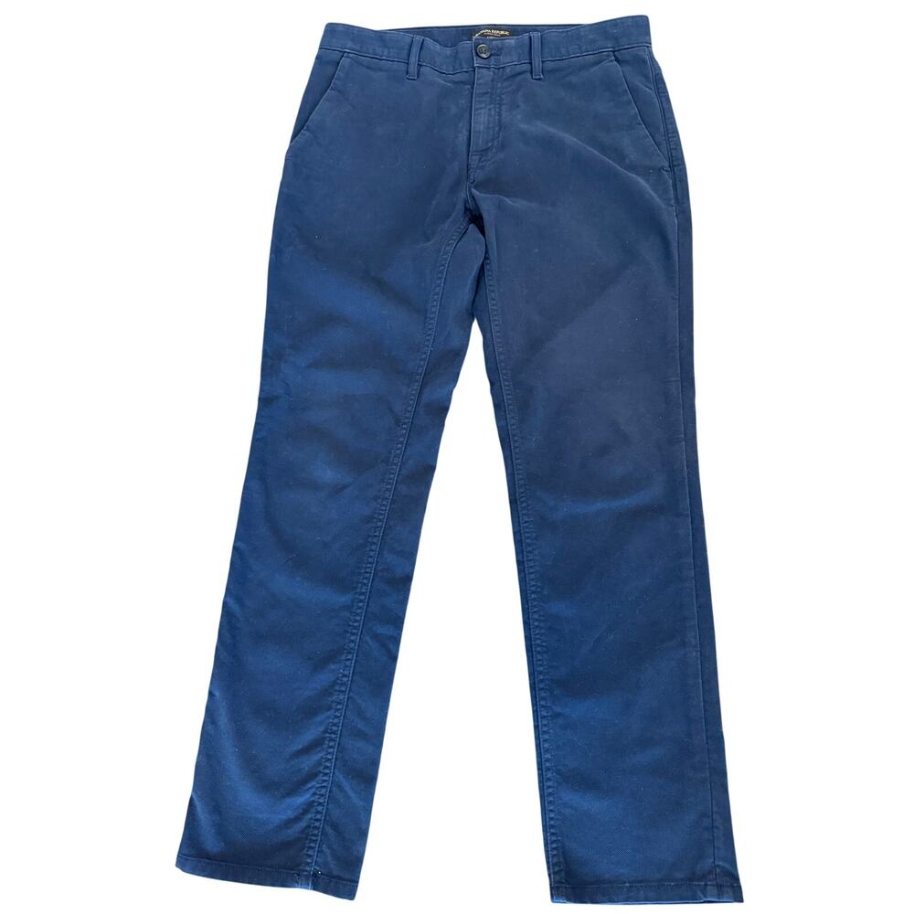 Banana Republic Aiden Casual Chino Pants Navy Men size  30 x 30